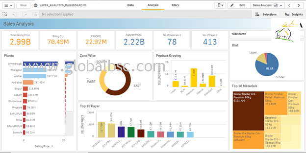 BSC Global Qlik Dashboard