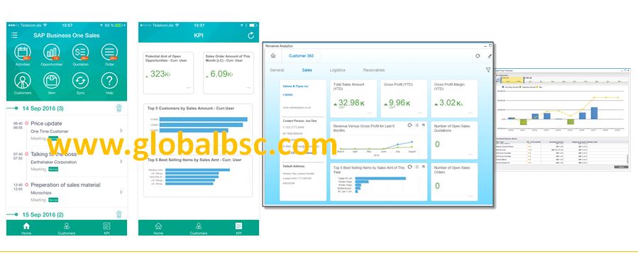 SAP Business One Dashboards