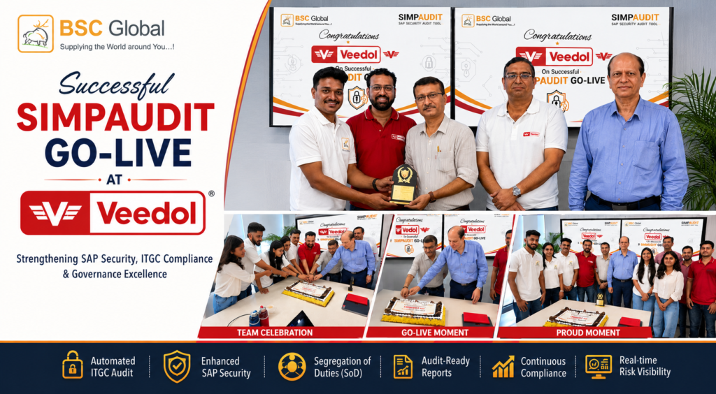 SimpAudit At Veedol Tool